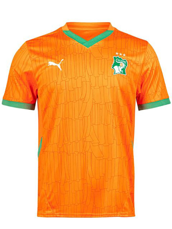 Ivory Coast maillot domicile uniforme de football homme premier kit de football de sport haut chemise 2024-2025